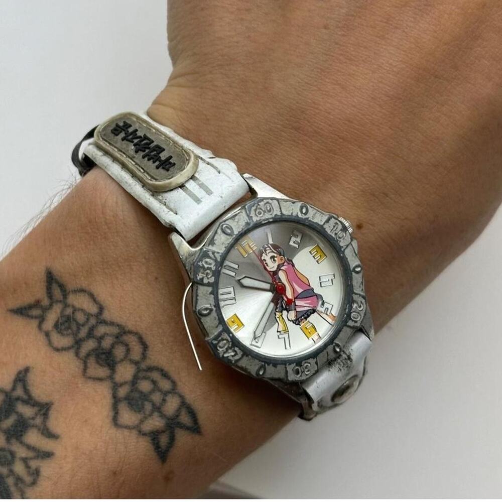 Rare Vintage 2000s Magic Thousand Character Japanese Comic Watch Bracelet